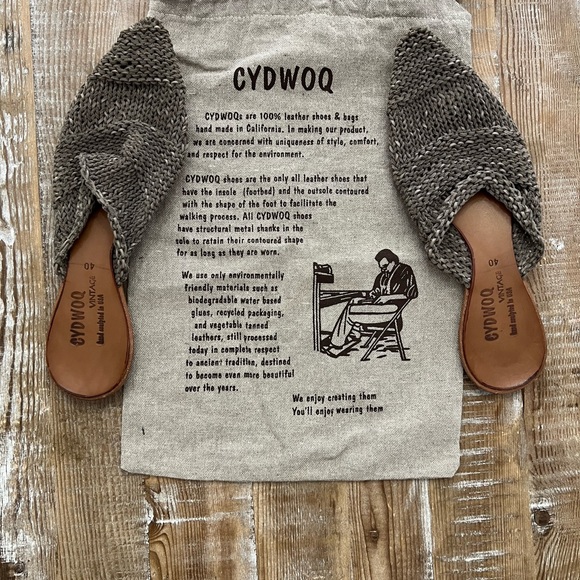 COPY - CYDWOQ vintage brand knit mule. Women’s size 40 (10) - Picture 5 of 8